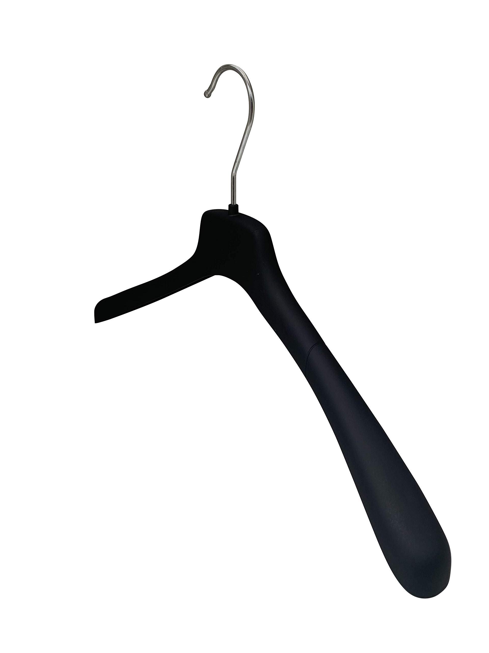 Kiroplast 20 Grucce Gommate Antiscivolo Soft Touch Felpe Camicie T-Shirt Stampelle Appendini Gommati Ometti Appendiabiti Capospalla Uomo Donna 42cm