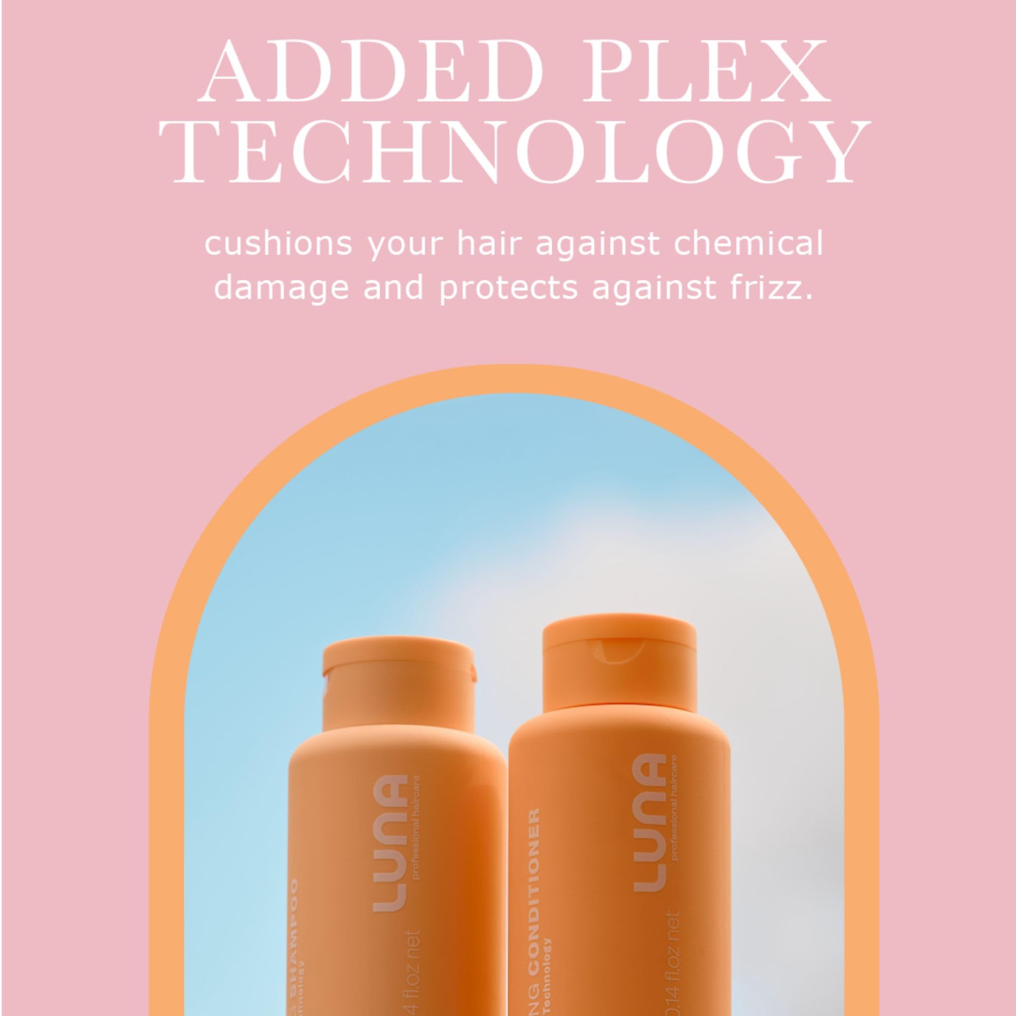 Luna Professional Haircare Smoothing Conditioner for Women, Frizz Control Hair Care with Proteins & Vitamins - Image 4