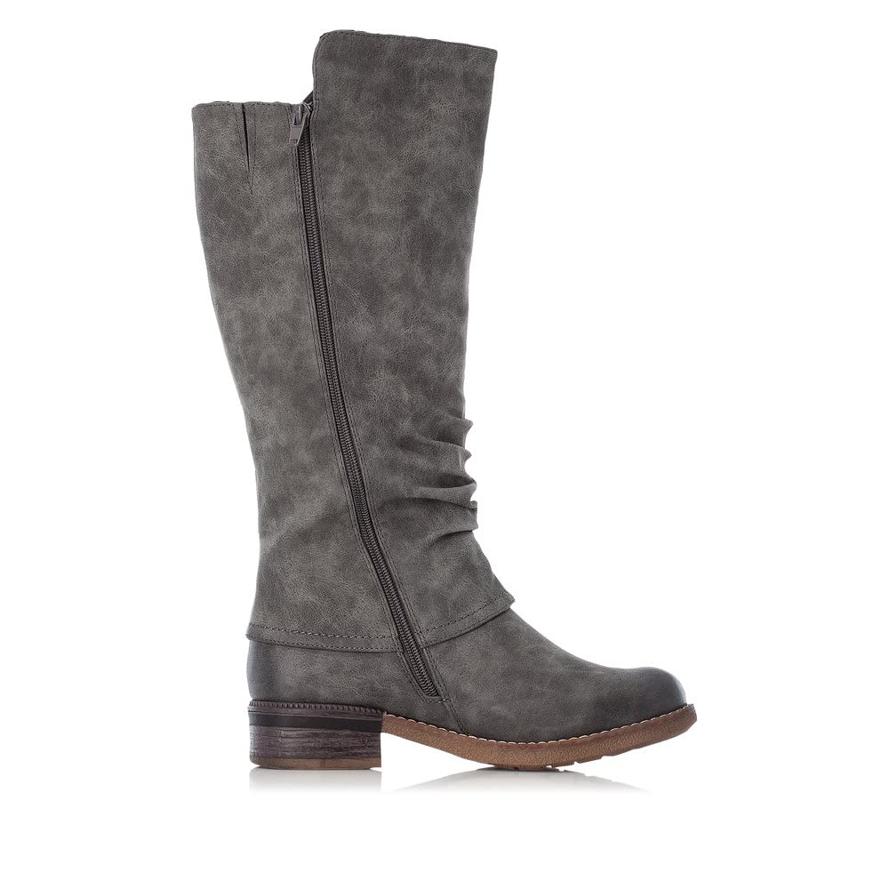 Rieker Damen Stiefel grau - Buty Chelsea. Kobiety