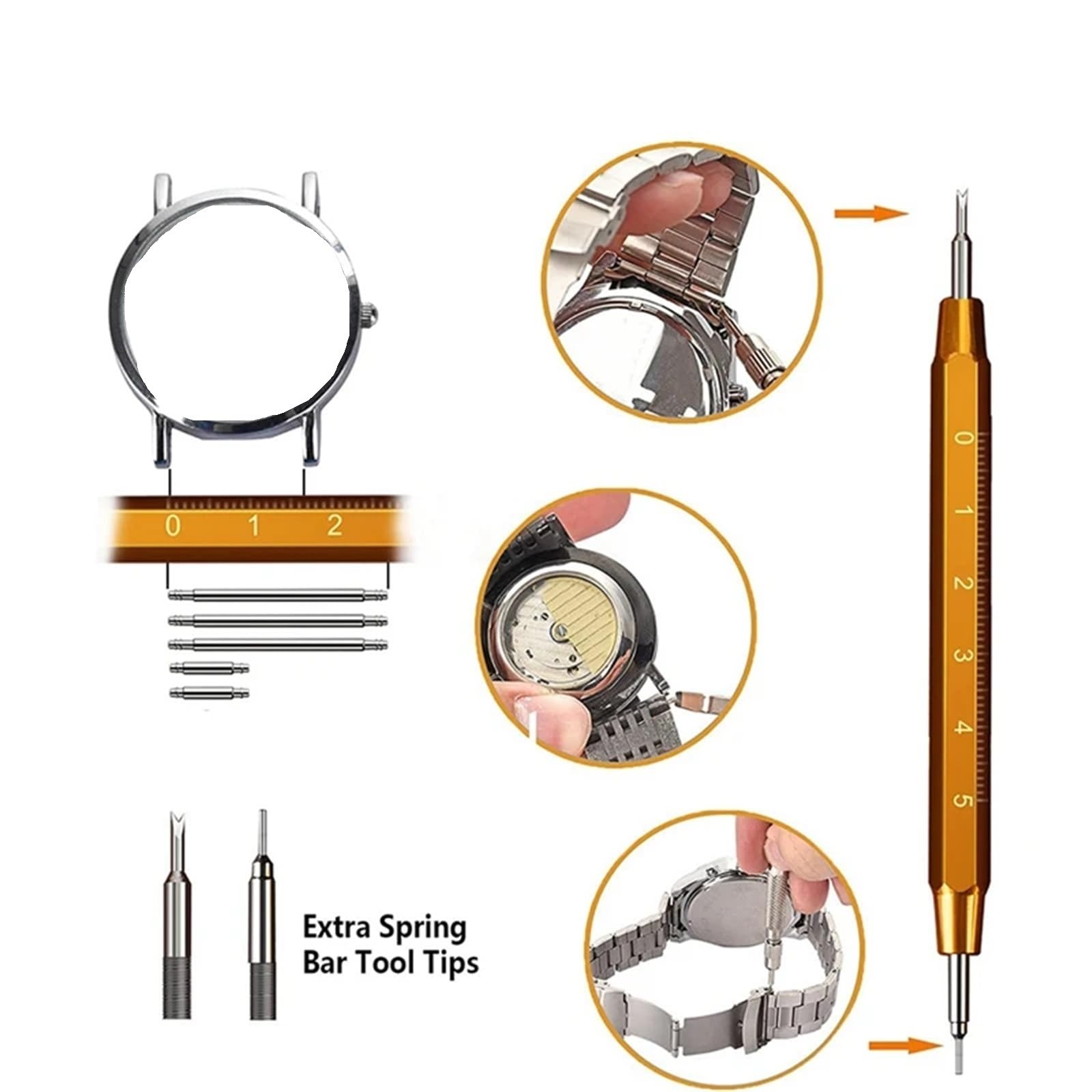 149 Pcs Kit Herramientas reparación Relojes