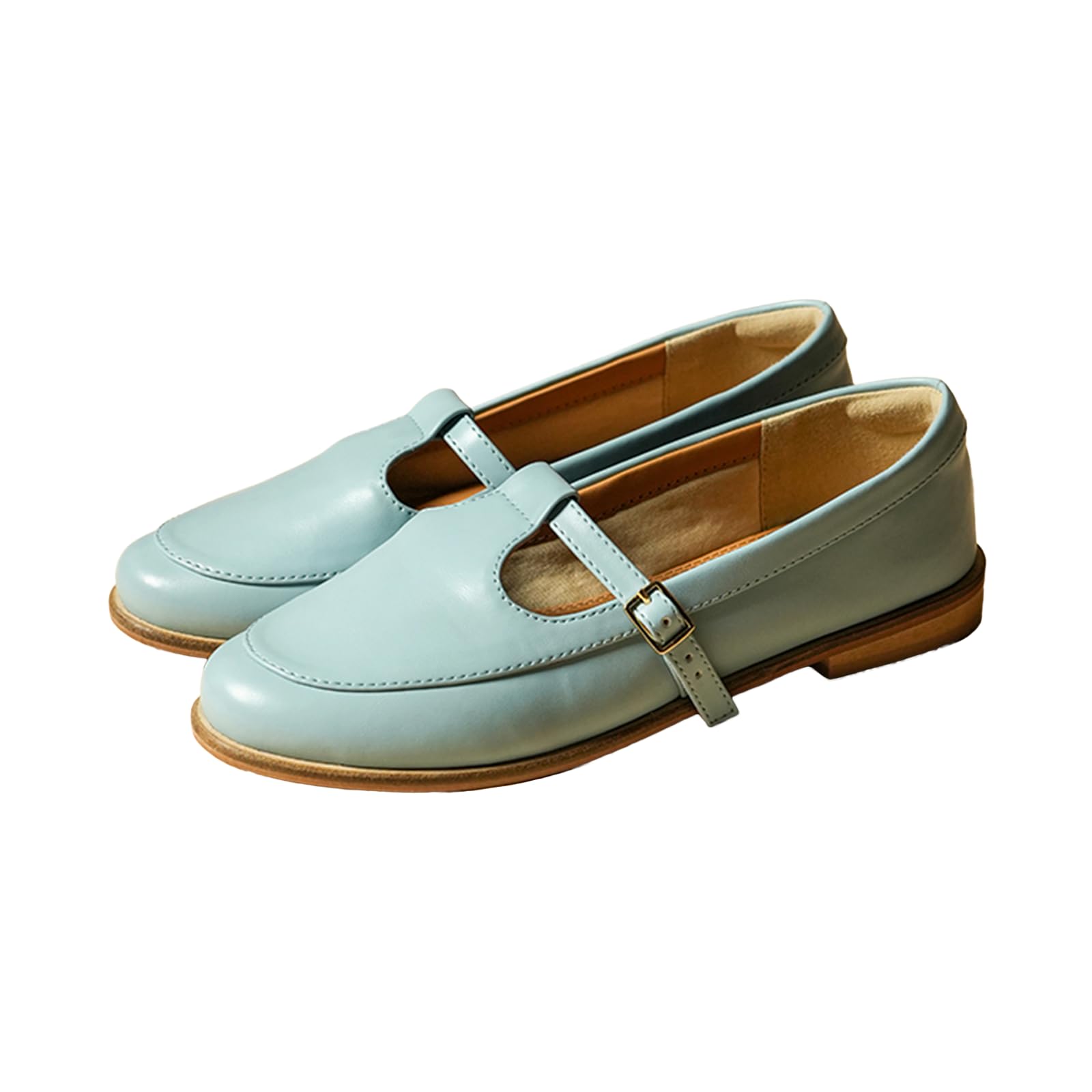 theater Sprout Mary Jane Flats for Women | Round Toe | Adjustable Strap | Minimal Everyday Comfort Shoes-picture-24