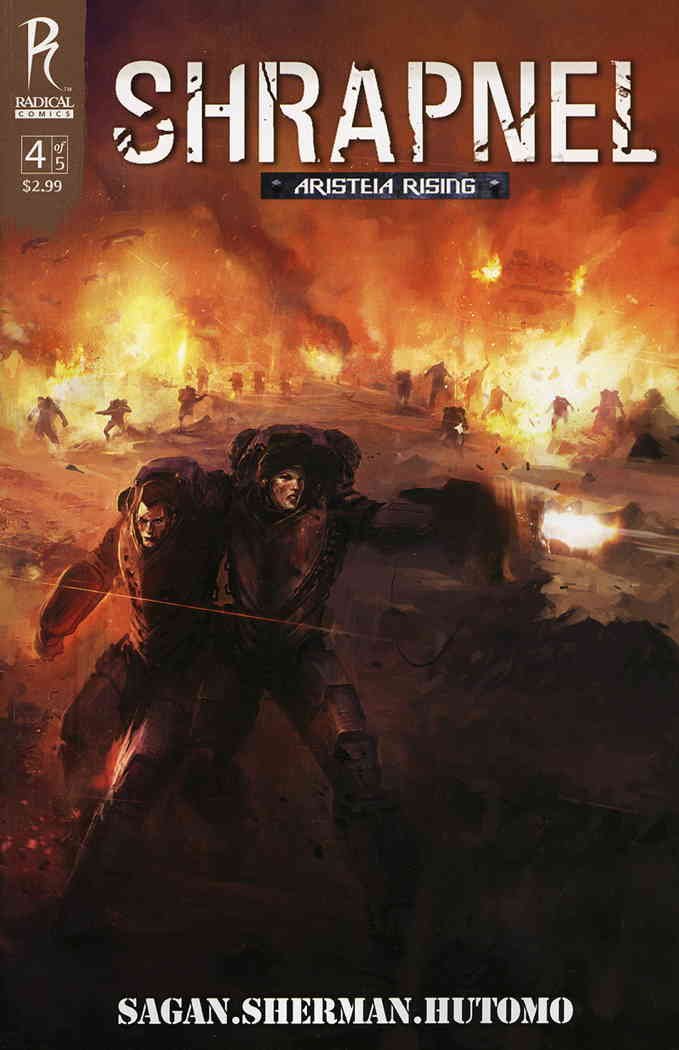 Shrapnel: Aristeia Rising #4B VF ; Radical comic book