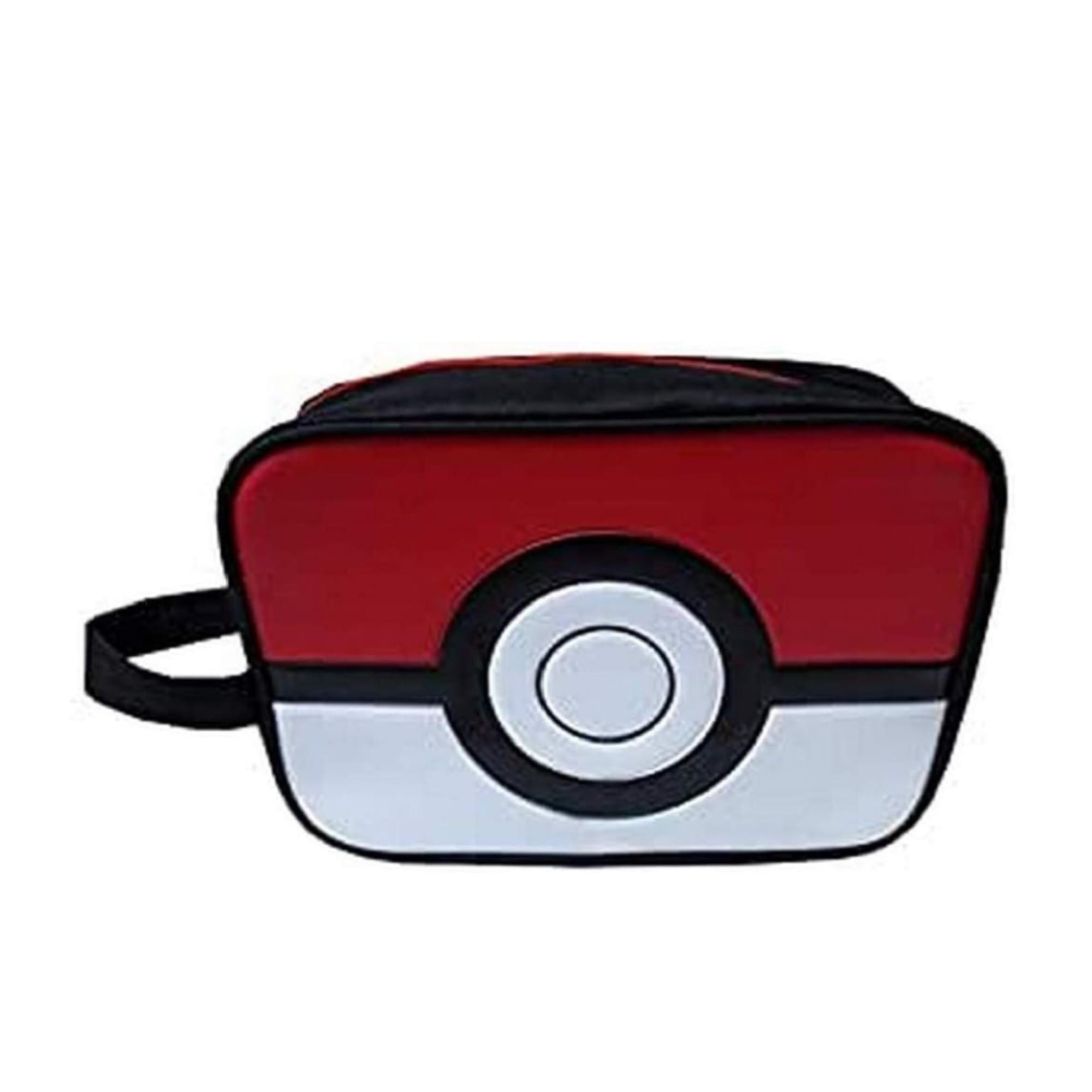 CYPBRANDS Pokémon- Neceser, Bolsa de Aseo, para Viaje, Gimnasio, Colegio, Organizador, Unisex, Color Blanco y Rojo, Producto Oficial (CyP Brands)