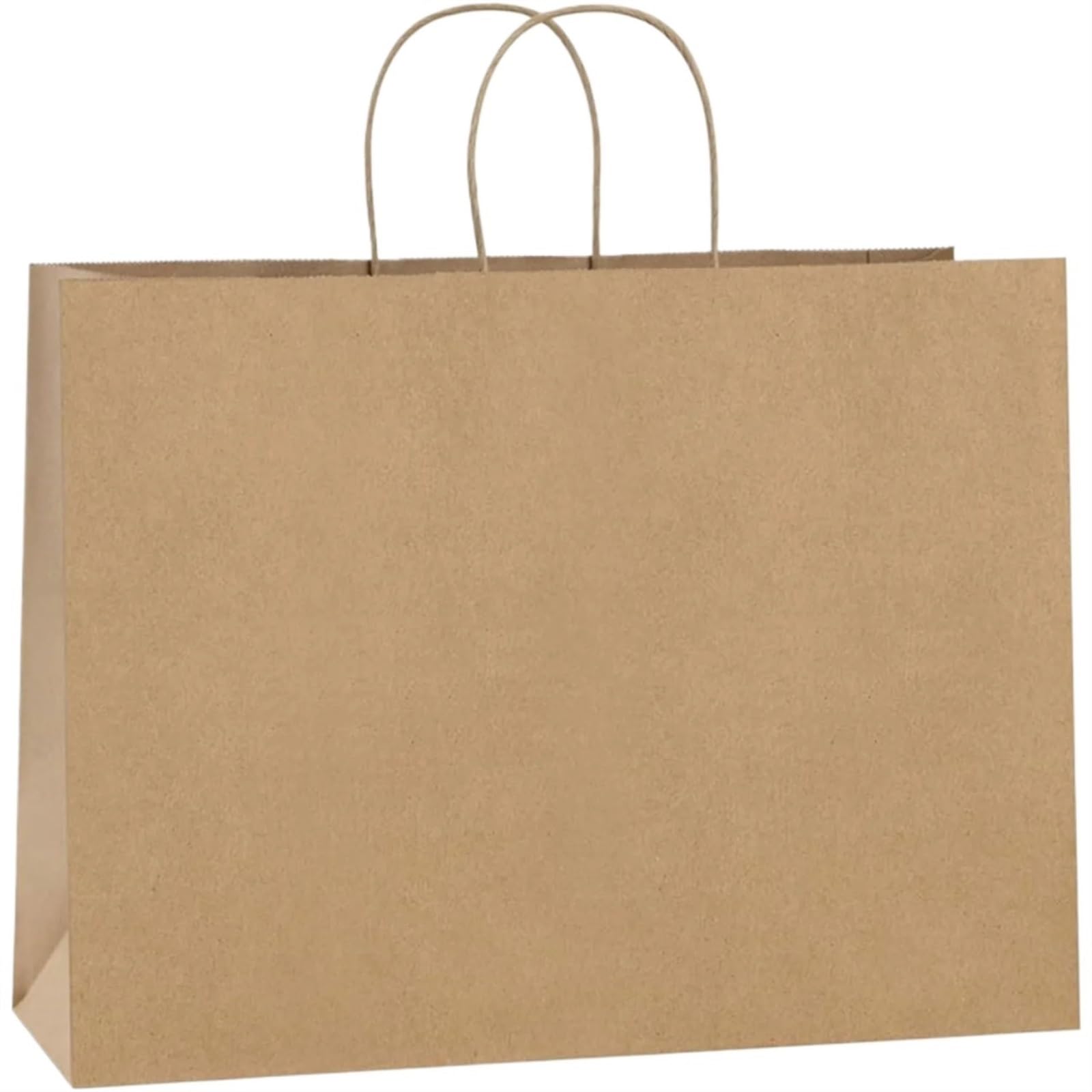 Bolsas de Papel Bolsas de papel Kraft con asas regalo a granel for compras comestibles