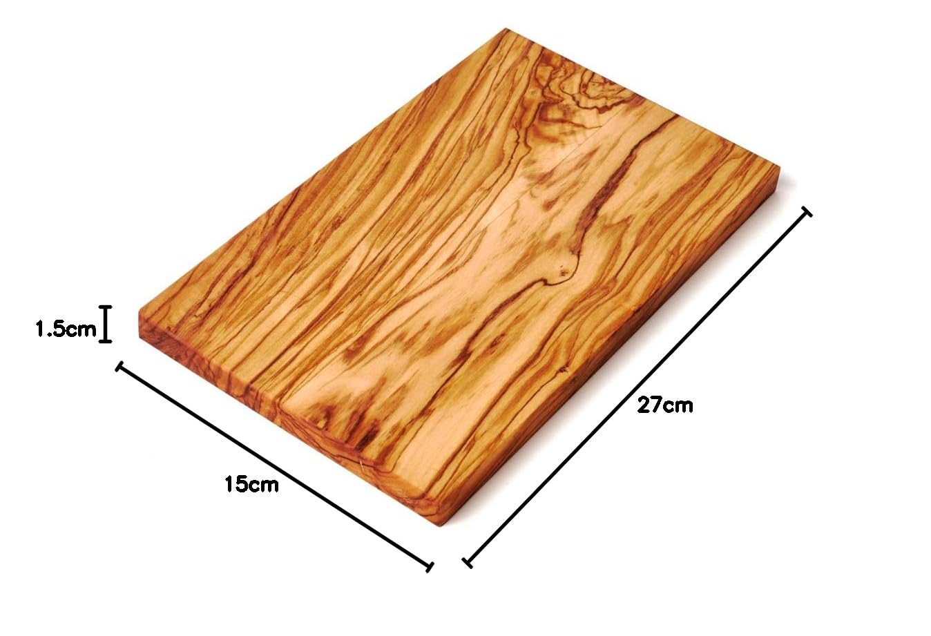 Tagliere In Legno Di Faggio Efo - 40x30x4 Cm, Grande, Ecologico, Non Laccato, Certificato FSC - Foto 8