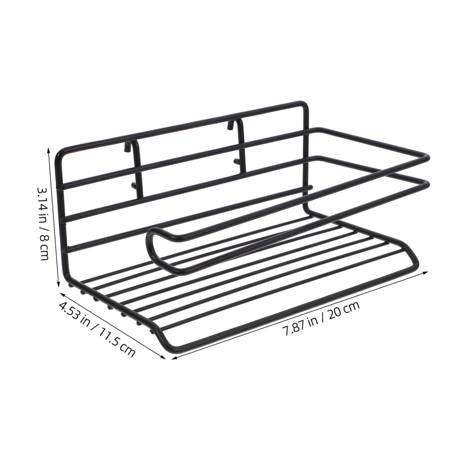 Cabilock Wall Office Organizer No Punching Storage Rack Grid Wall Panel Wire Shelf Accessory Basket Paper Towel Holder Pegboard Bins and Baskets Desk Pegboard Easy Installation