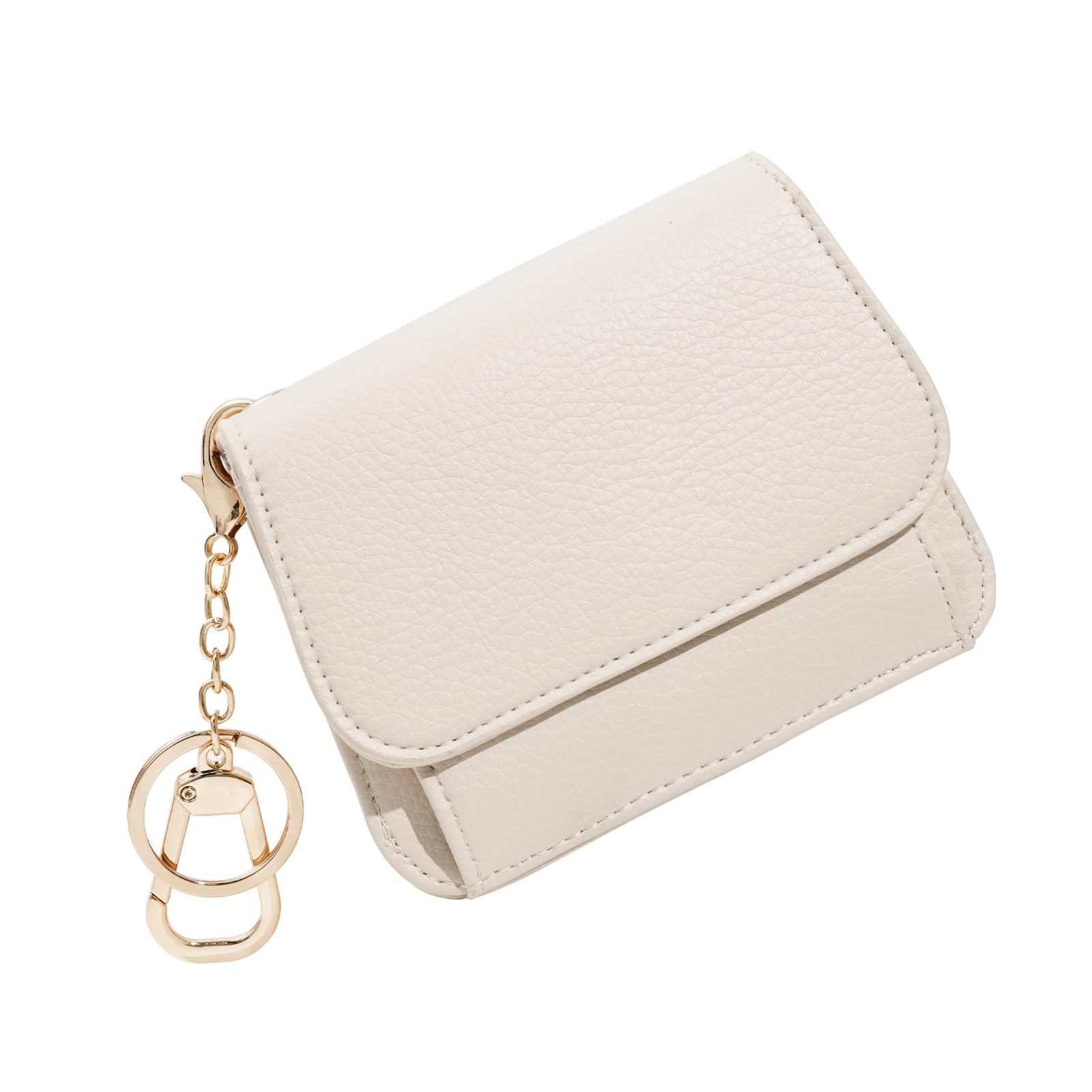 Sunpour Women Small Wallet RFID Blocking Slim Wallet with Coin Pocket Tri-Fold Credit Card Holder with ID Window