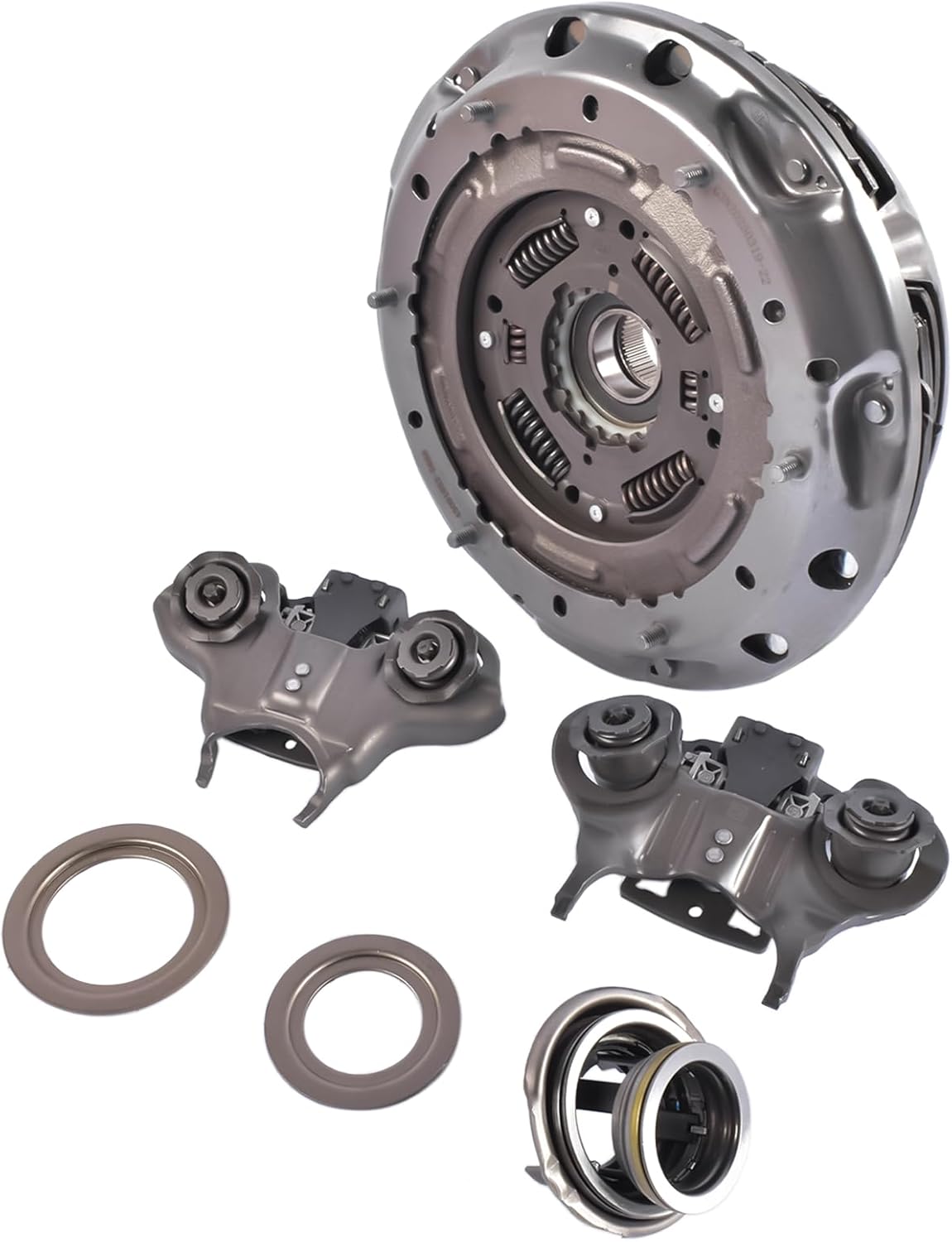 6DCT250 DPS6 Transmission Dual Clutch Fork Kit with Release Lever Replacement for Ford Focus 2012-2011, Fiesta 2011-2019, B-MAX 2012+, EcoSport 2013+ # CA6Z-7515-J CA6Z-7515-K FA6Z-7B546-A