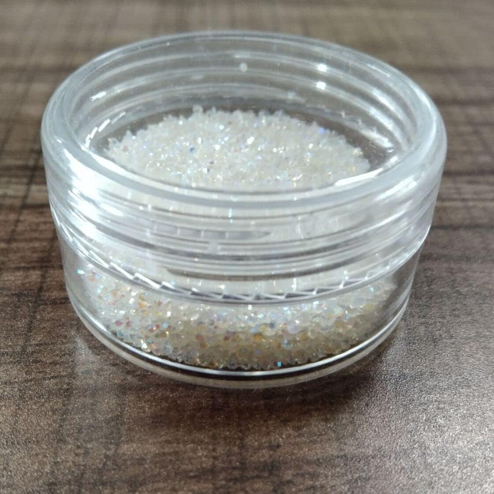 Glass Pixie 10G DIY Crystal 1.0Mm 1440Pcs Ab Glitter Micro Manicure DIY Tiny Mini Beauty for Nail Art Decorations