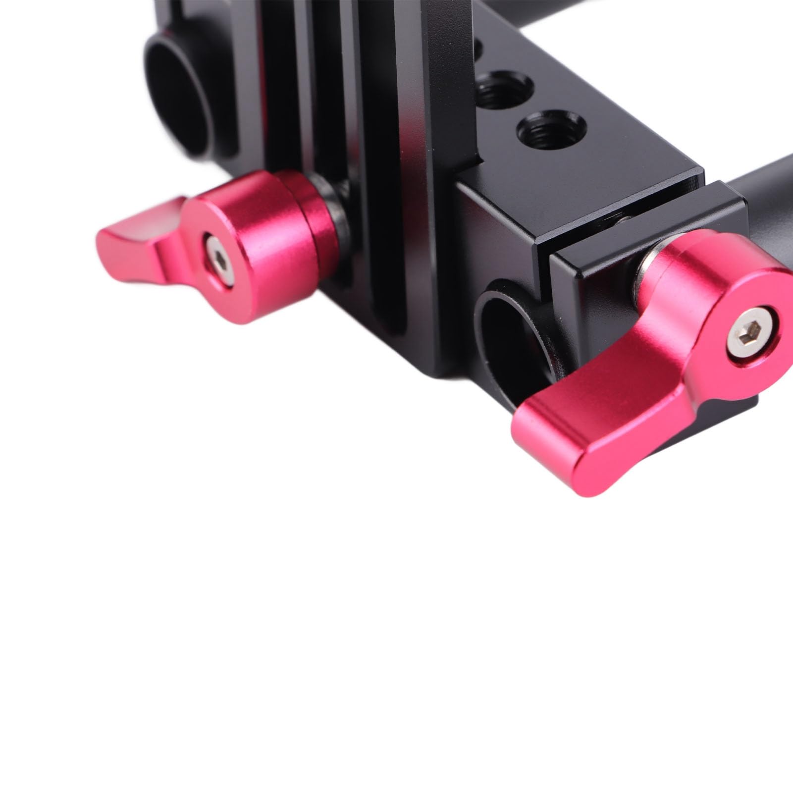 System mocowania na szynę aparatu DSLR Uniwersalny zestaw podstawy z szybkozłączką Zacisk mocujący z 15 mm podwójnym wspornikiem pręta Amortyzujące mocowanie obiektywu do statywu