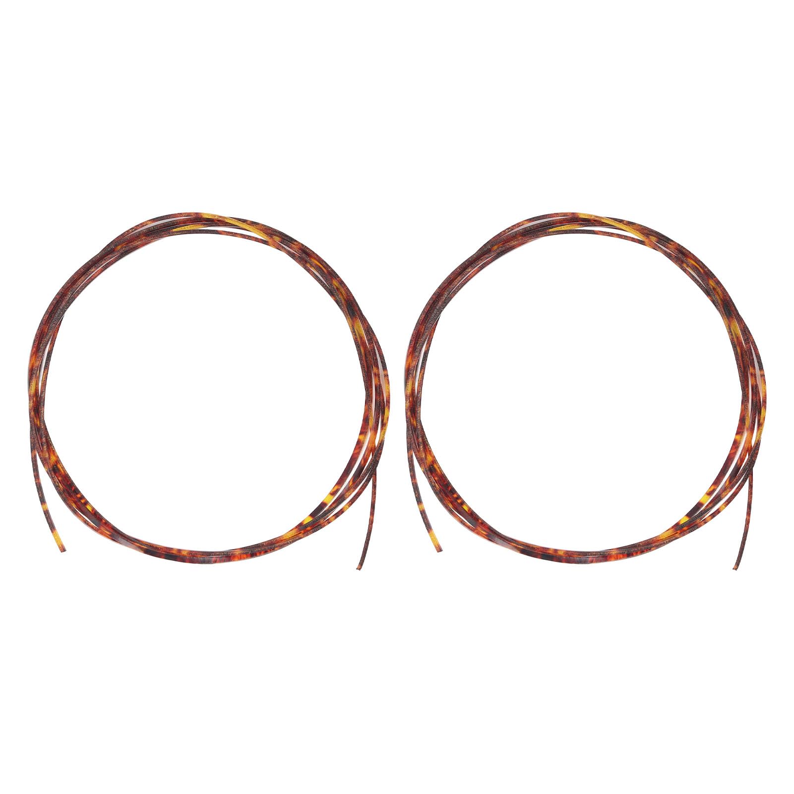 2pcs Guitar Binding Strips, Replace Traditional Edges, Adorn with Celluloid, Purfling Decor Strips for Acoustic and Classical Guitars, Give Exquisite Look, Easy Apply and Replace