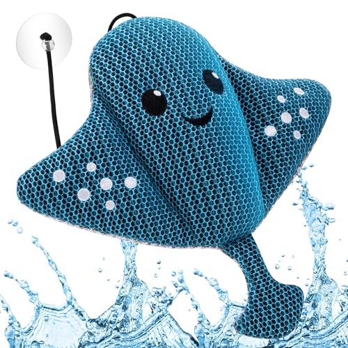 PELONI Hot-Tub-Scum-Absorber-Devilfish-Hot-Tub-Floating-Sponge-Scum-Remover Reusable-Scum-Bug-Hot-Tub-Oil-Scum-Absorbing-Sponge Keep Water Cleaner Spa & Pool Bath Scum-Hot-Tub-Accessories Adults Kids