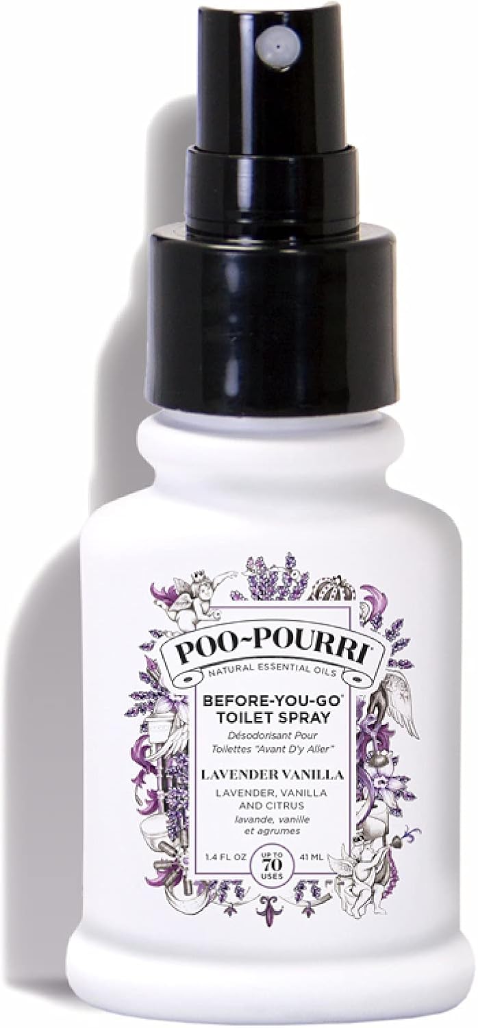 Poo-Pourri Toilet Spray Vanilla Mint 41 ml. comforting blend of lavender, vanilla and citrus natural essential oils wc