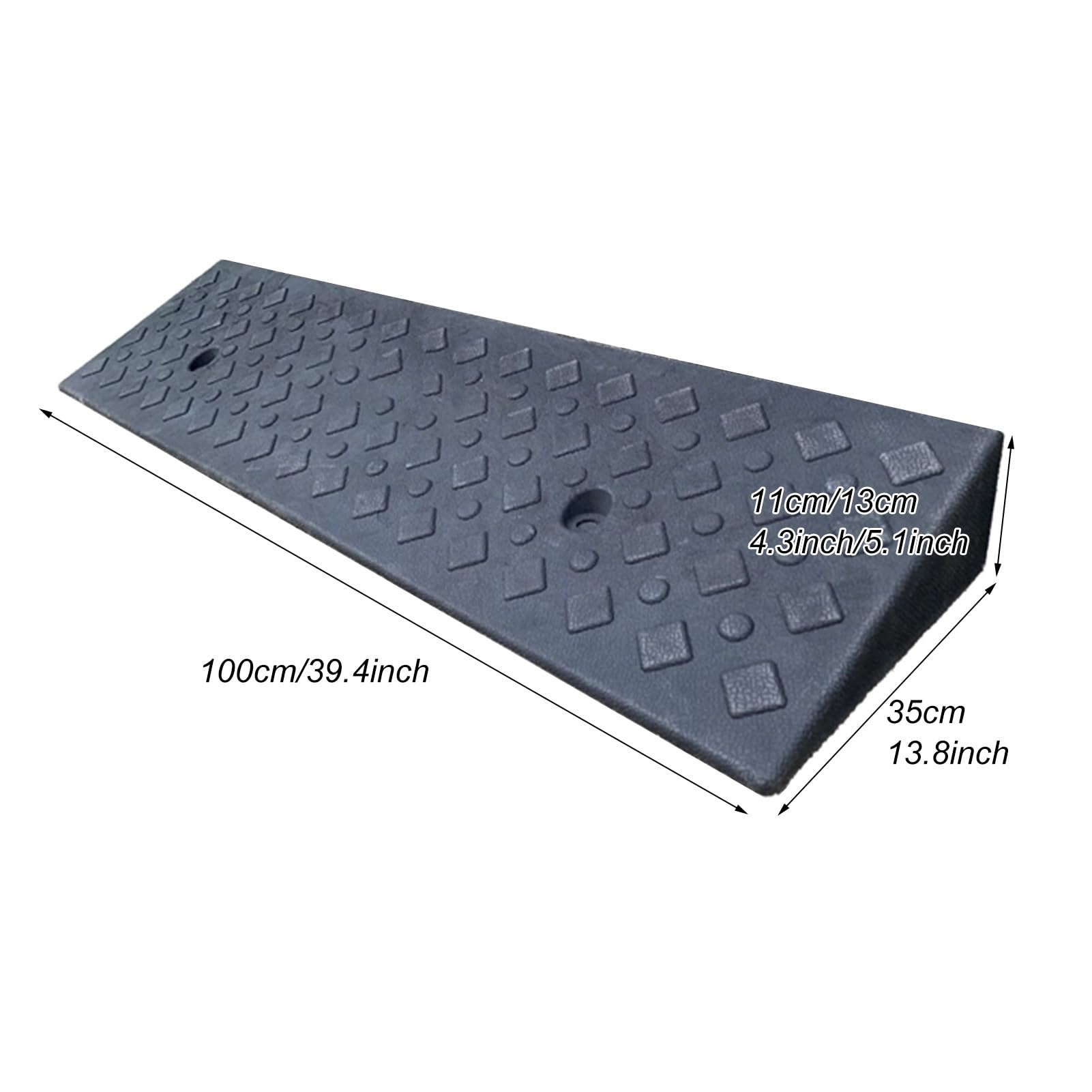 Rampe de Trottoir en Caoutchouc, Rampe de Seuil de Porte, pour Embarcadère de Chargement, Trottoir, Voiture