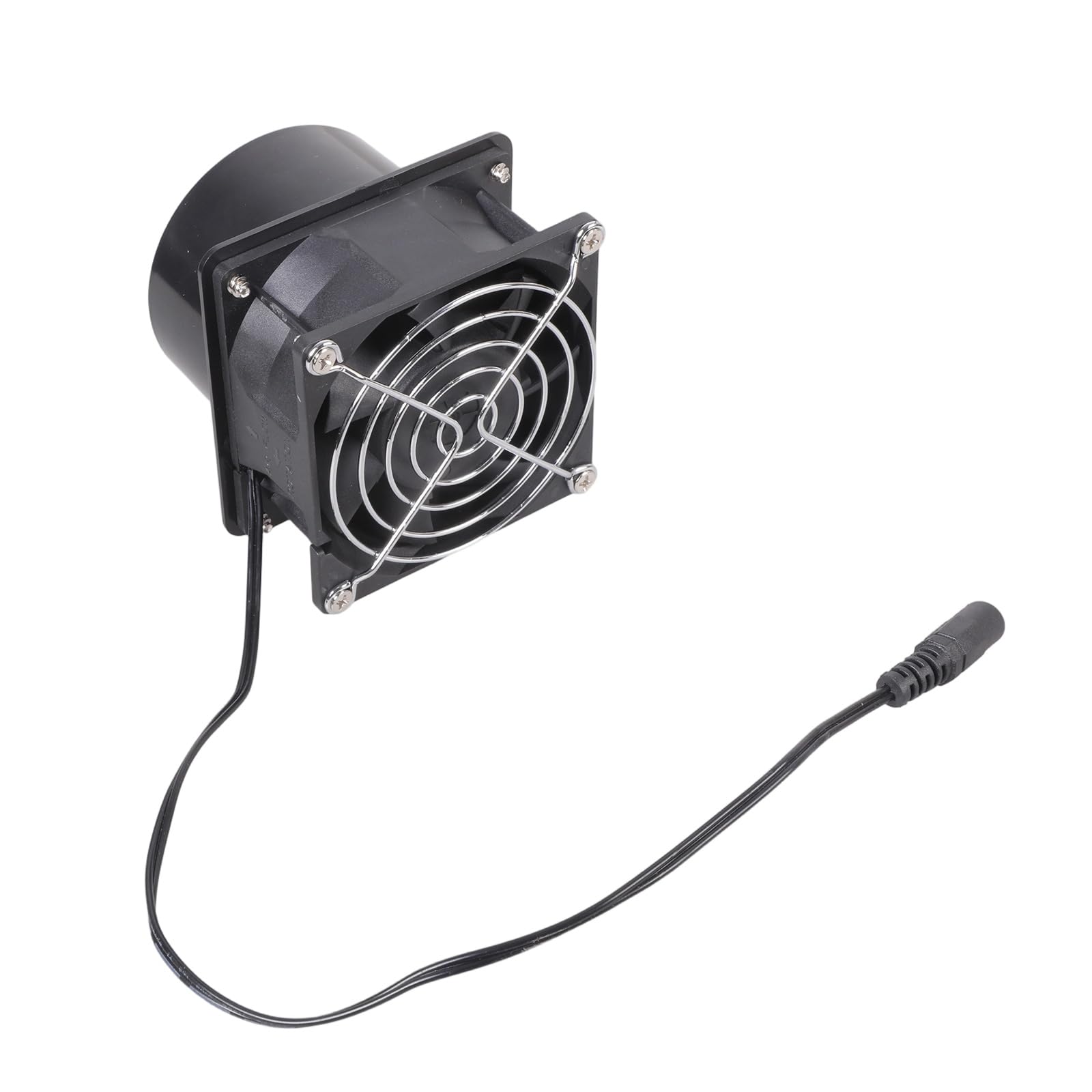 Buxuaaaa Hydroponic Ventilation Fan 12V 0.9A For Grow Room Bathroom Exhaust Waterproof Bathroom Exhaust Duct Fan