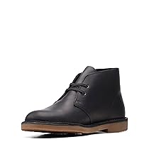 Clarks Bushacre 3, Stivali Uomo, Black Leather, 40 EU