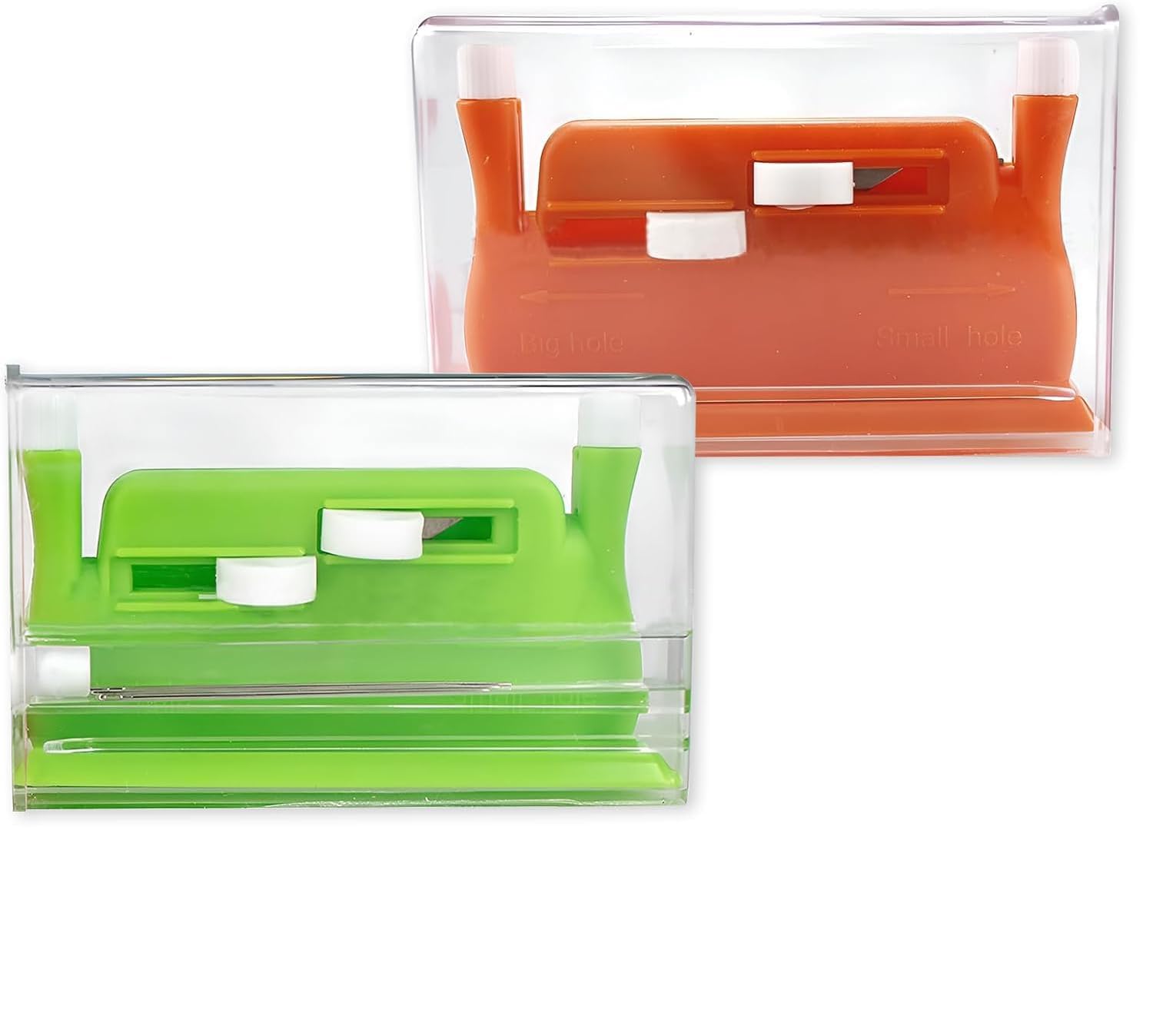 Automatic Needle Threader Tool 2Pcs, Double Ended Threading Device for Hand Sewing with Dual Tips for Quick and Easy Thread Insertion Suitable for Elderly and Beginners