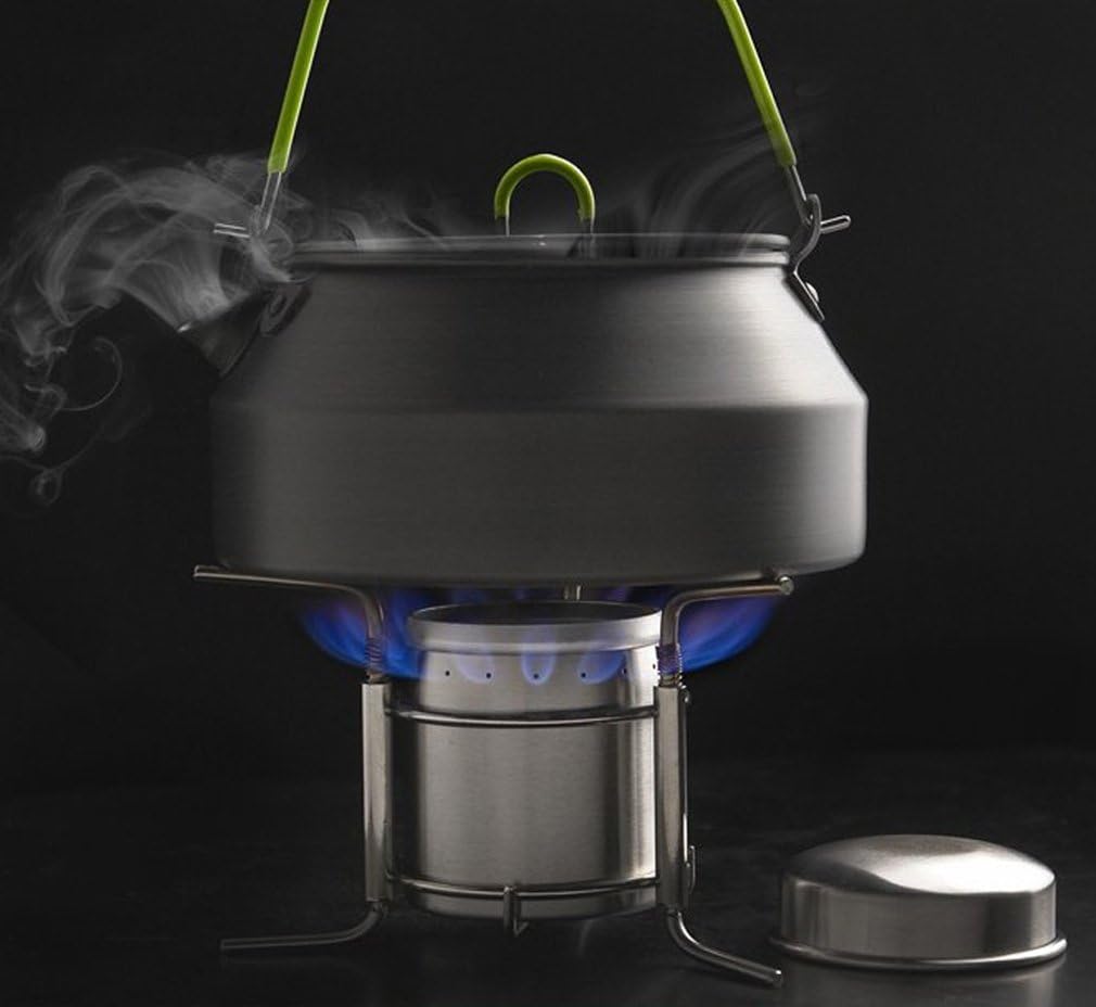 Portable Camping Stoves Alcohol Stoves Stainless Steel Lightweight Set Stove for Backpacking,Camping,Hiking