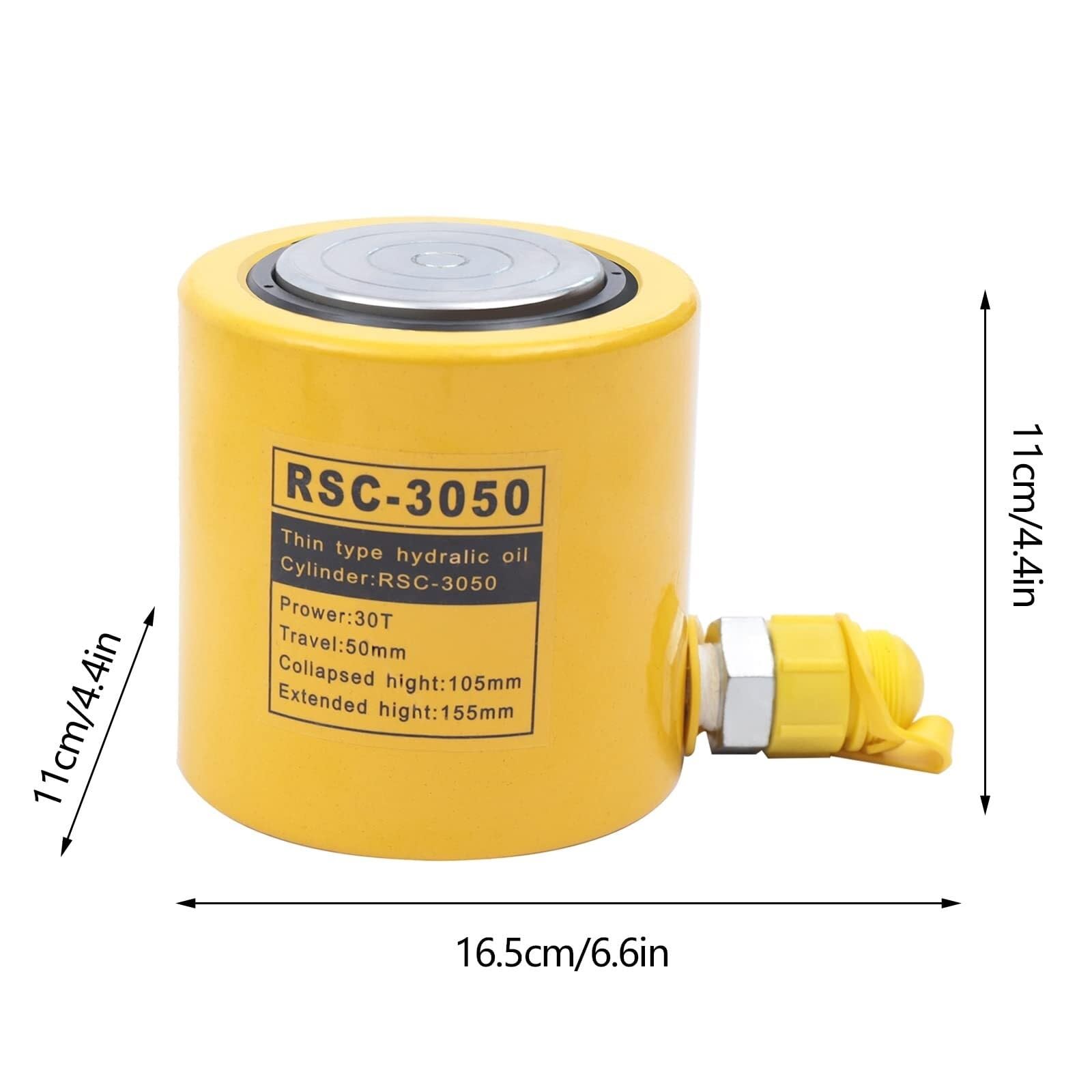 Podnośnik hydrauliczny z pompą ręczną, niski profil CP-180 do maszyn do budowy statków(30T)