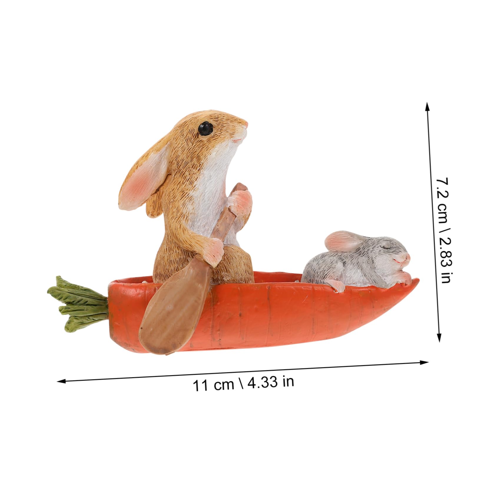 STOBAZA 3stücke Dekorative Kaninchenstatue Niedliches Bunny- Für Schreibtisch Resin Hase Für Garten Bonsai Spielzeug Für Leicht Für Sammler Und Dekoration