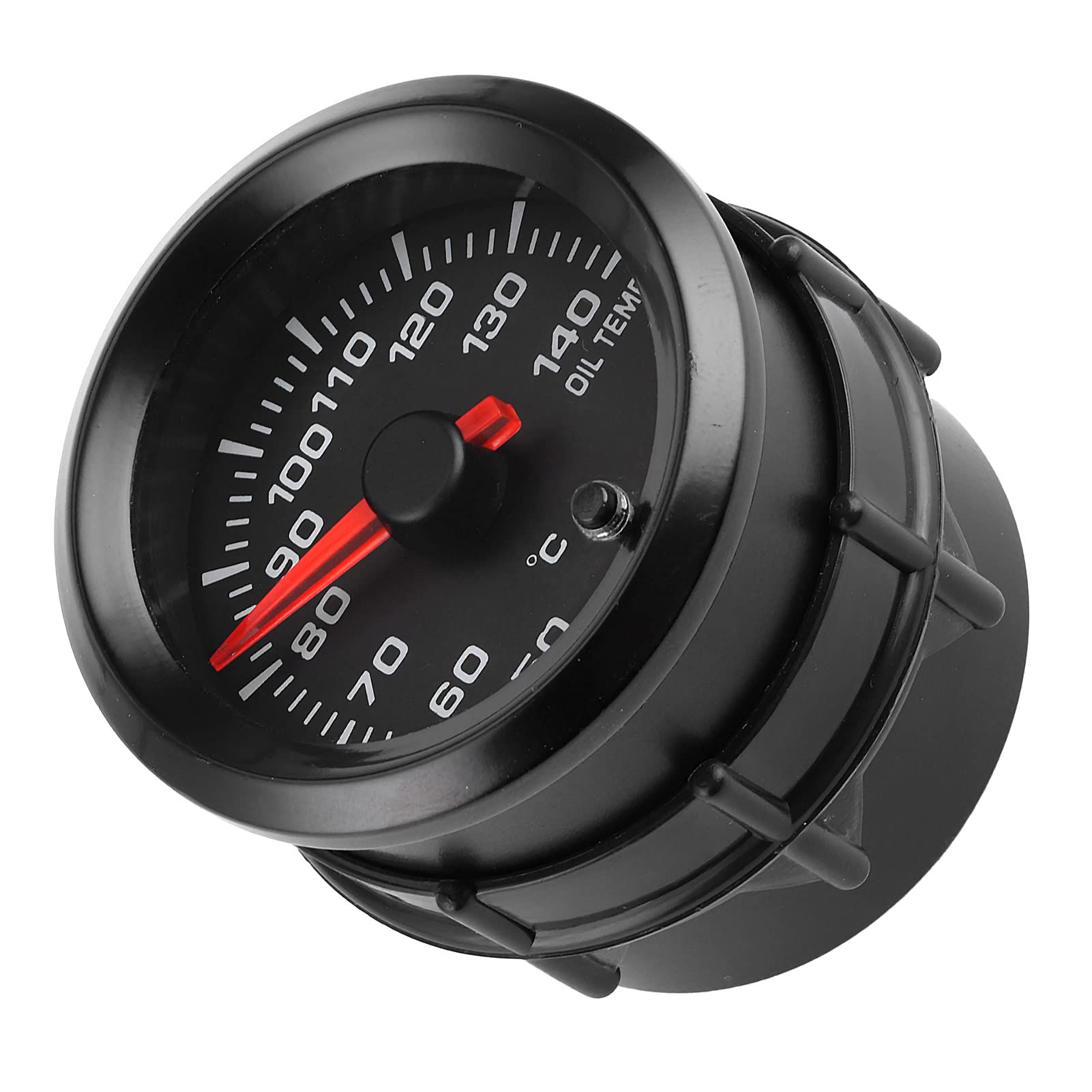 Jauge de Température D'huile de Voiture, Jauge de Température D'huile 2in 12V 40-140 ℃ Affichage 7 Couleurs Rétro-éclairage avec teur Universel replacement pour Voiture