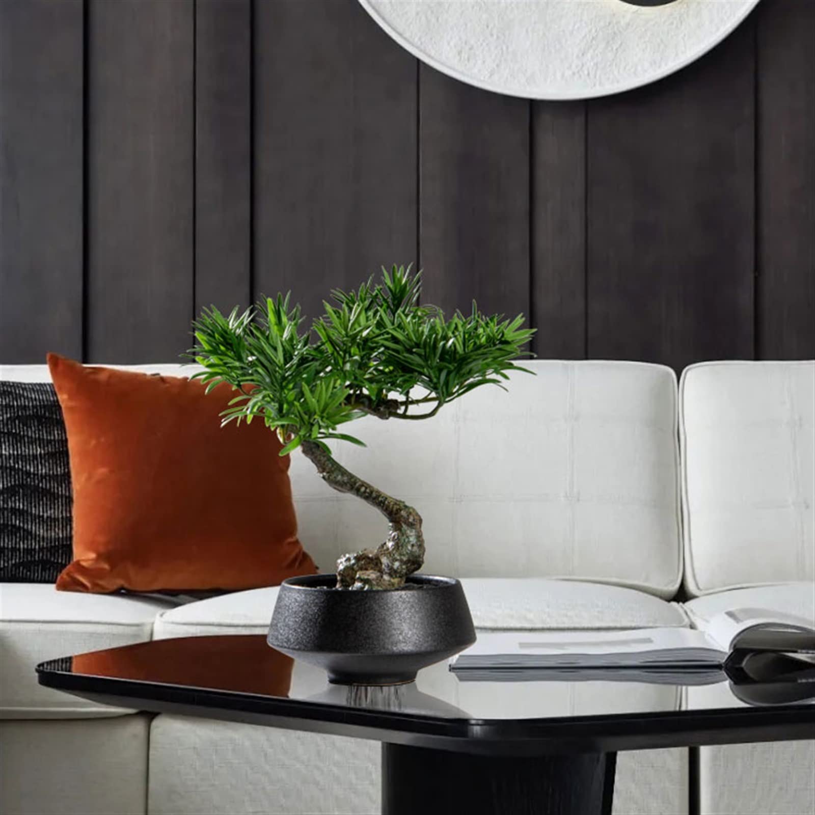 Symulowane rośliny doniczkowe Nowa chińska sztuczna symulacja drzewa Bonsai witamy sosna zielona roślina małe ozdoby Bonsai stolik kawowy badanie szafka na wino roślina Bonsai Dekoracje wnętrz