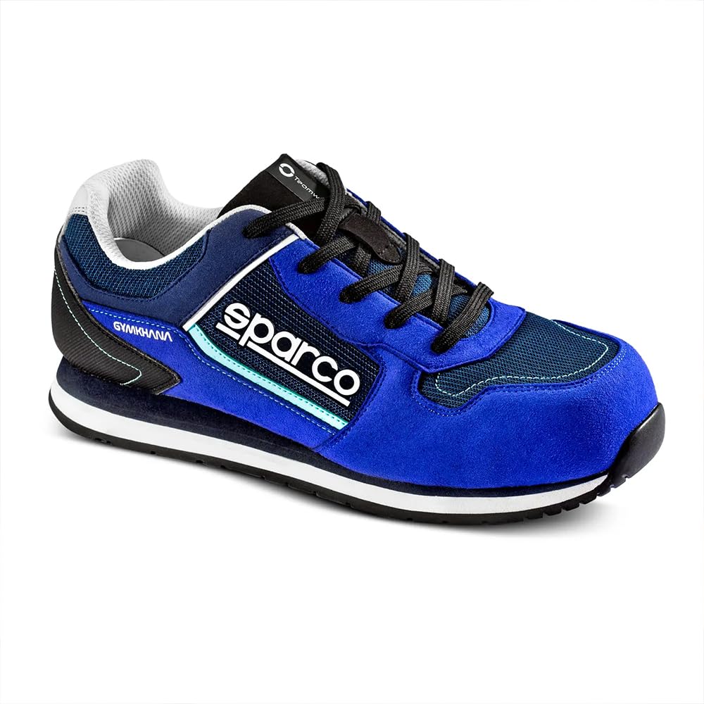 Sparco - Gymkhana Lando - Calzatura di Sicurezza S1P-SRC - Stile Sneakers - Scarpe Antinfortunistiche Leggere - Metal Free con Puntale in Composito e Suola Antiscivolo​ - 46 EU