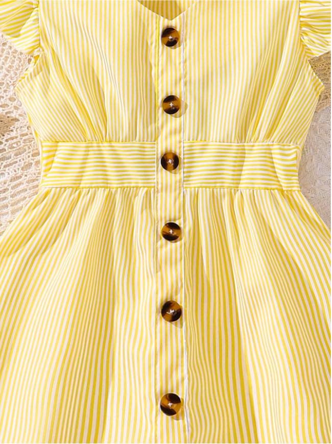 Image of SHRIMATE Apparels Summer Dress for Baby Girl /Frocks for Baby Girl /Baby Frocks Girl Poly Rayon /Casual Dress Short Flutter Sleeve