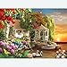 Bits and Pieces - Le Paradis sur Terre - Puzzle de 300 Large Pièces pour Adultes - Au Coucher du Soleil au Printemps Créé par L'Artiste Alan Giana