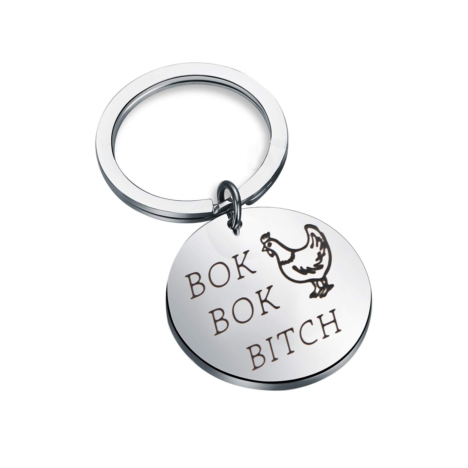 Funny Chicken Keychain - Crazy Rich Asians Inspired Gift for Friend