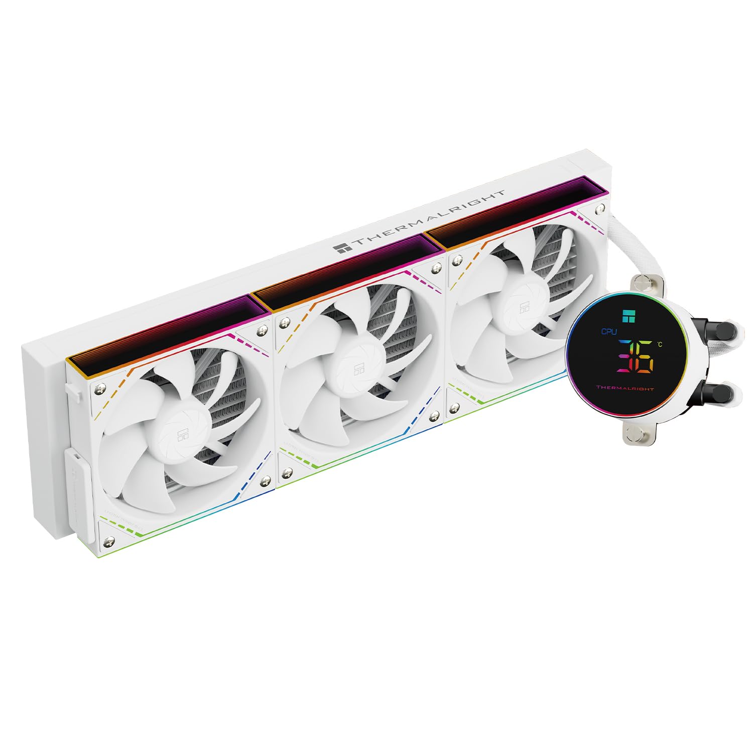 Amazon.com: Thermalright Frozen Magic 360 Digital White ARGB V2