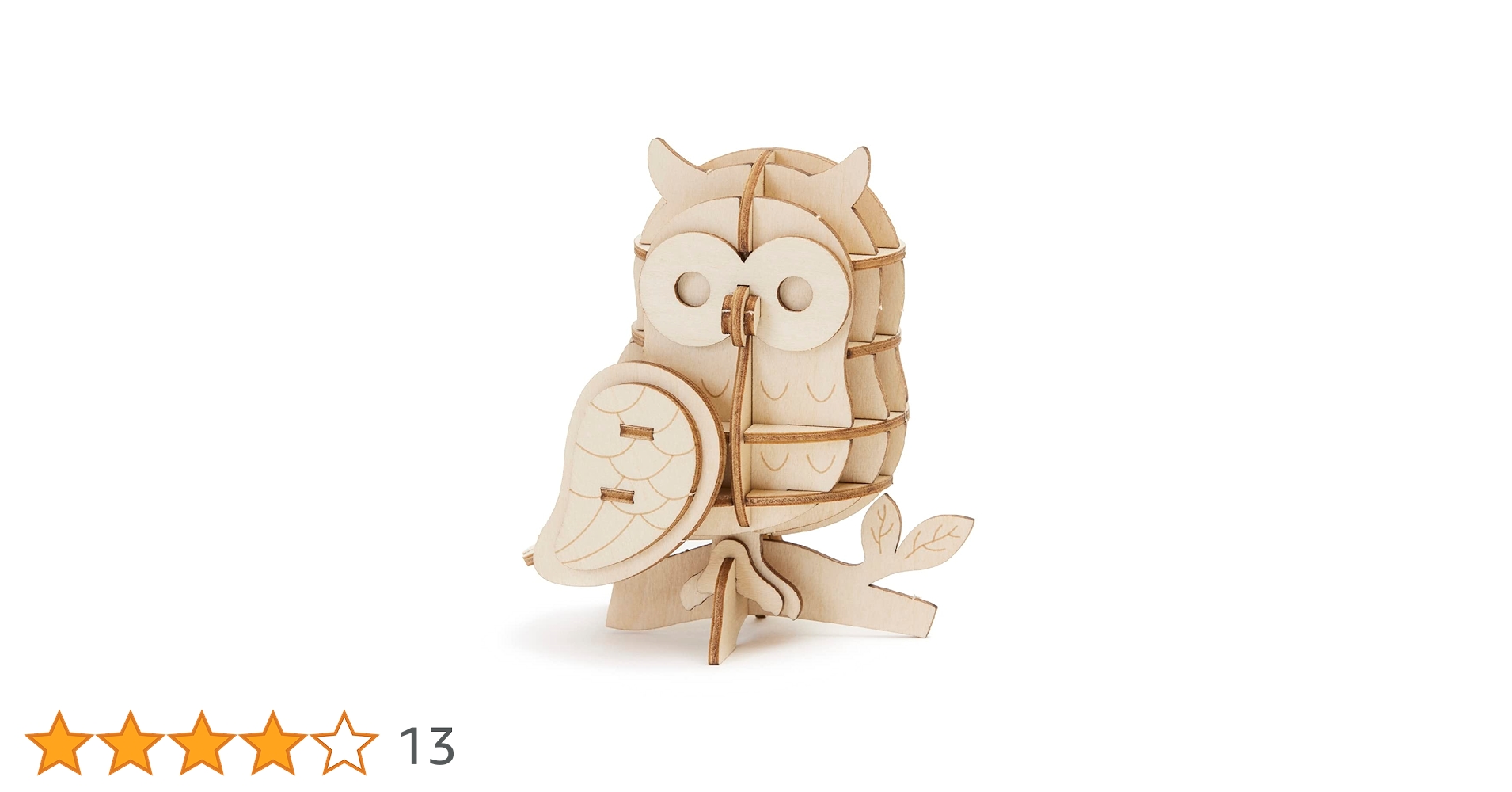 立体組木（新品）・フクロウ（パズル）・奈良木楽舎製 立体組木（新品）・フクロウ（パズル）・奈良木楽舎製