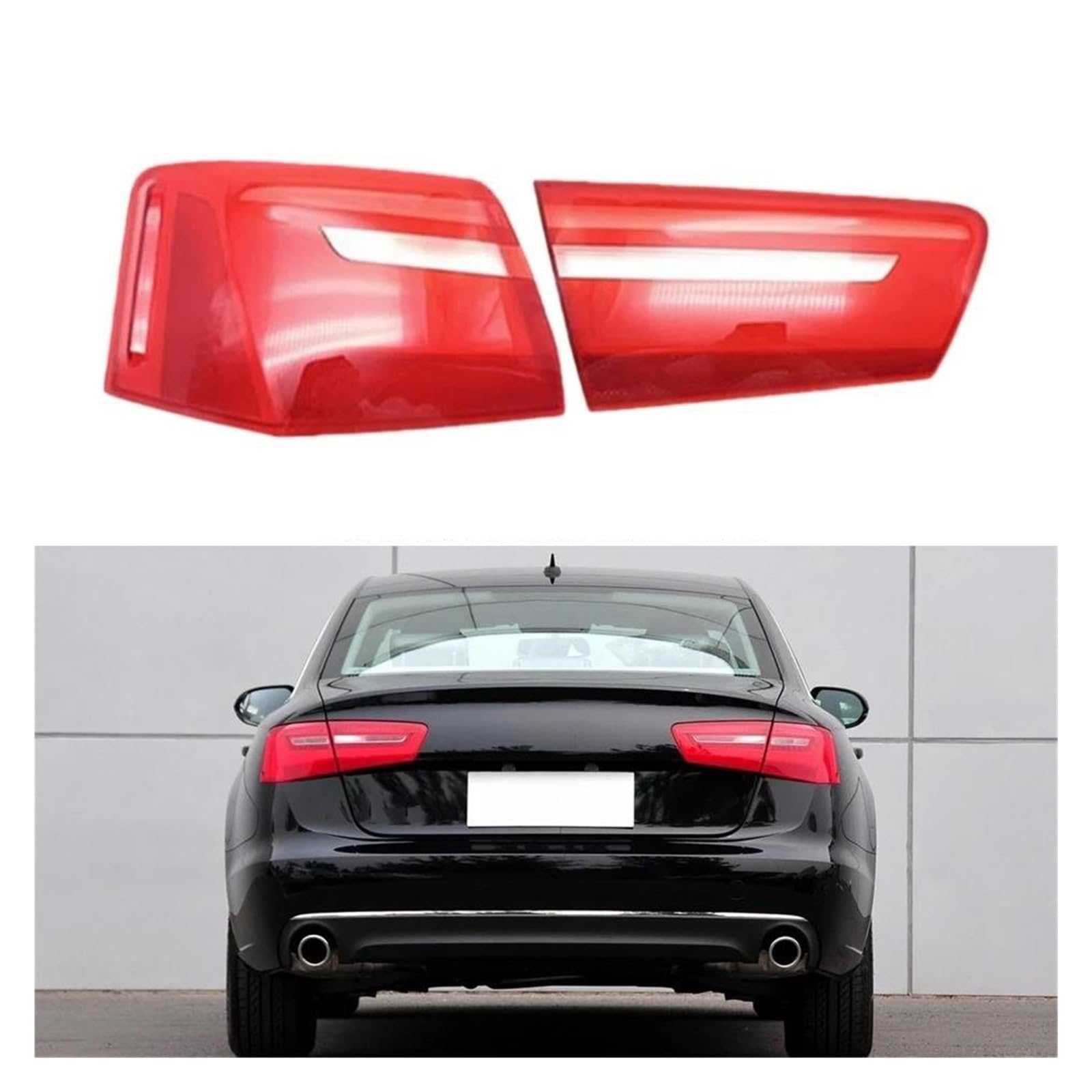 para A6 A6L C7 2012-2015 Carcasa Luces Coche Marcha Atrás