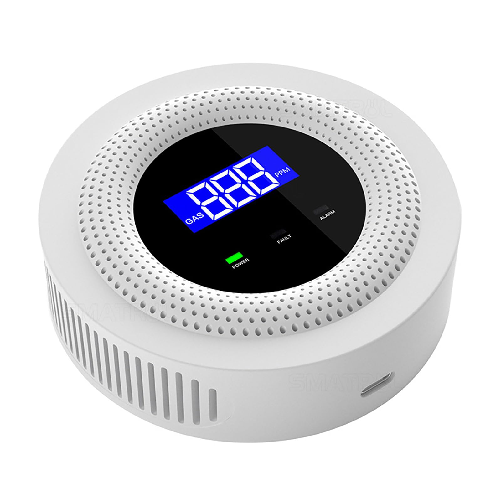 Detektor gazu ziemnego WiFi, wykrywacz wycieku gazu z wyświetlaczem LCD, automatyczne wykrywanie błędów, alarm dźwiękowy 90 DB, alarm aplikacji, funkcja offline, do domu