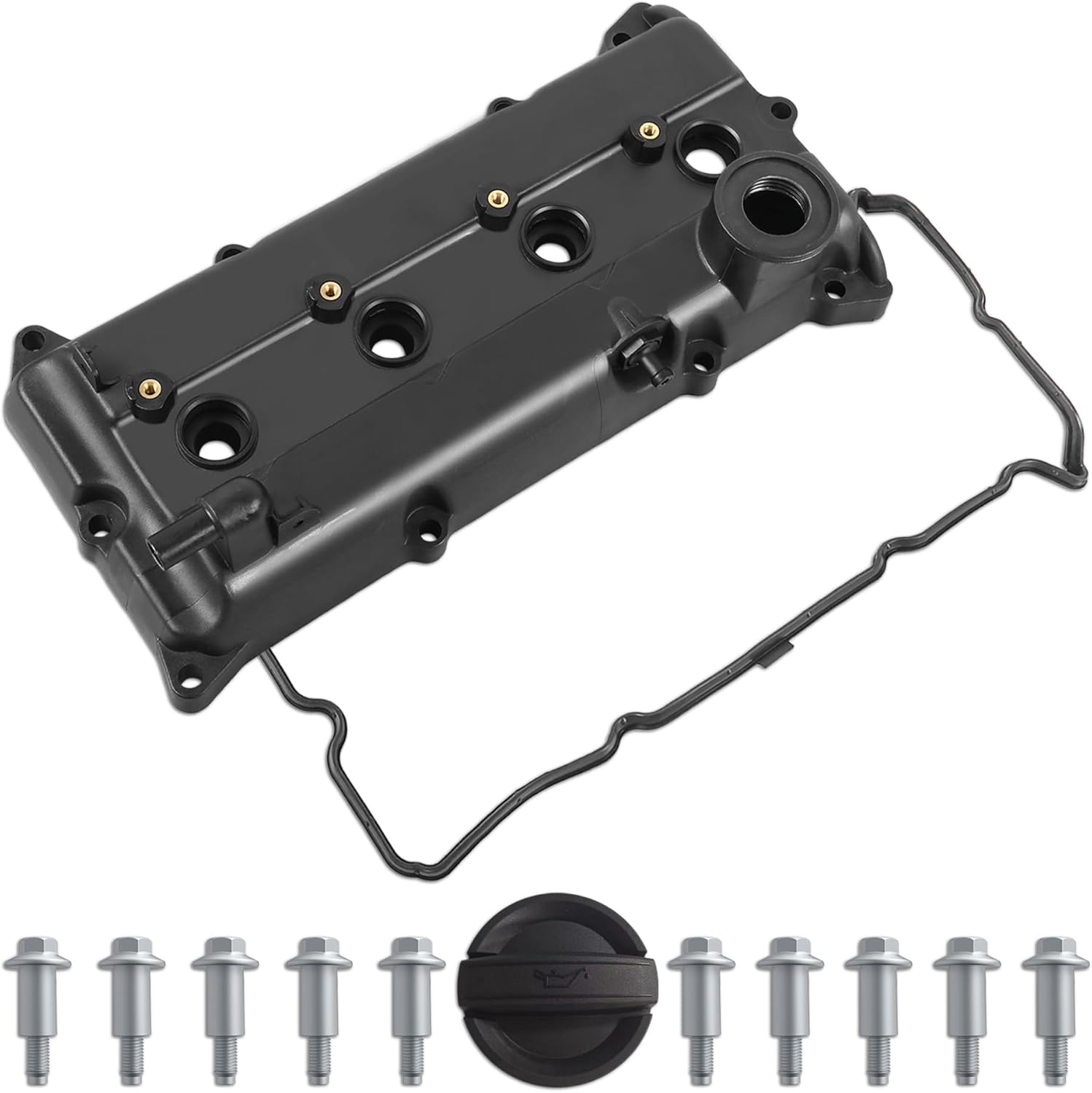 MOSTPLUS Engine Valve Cover Tube Seals Gaskets Set Compatible with 02-06 Nissan Altima Sentra L4 2.5L 132643Z001 264-982