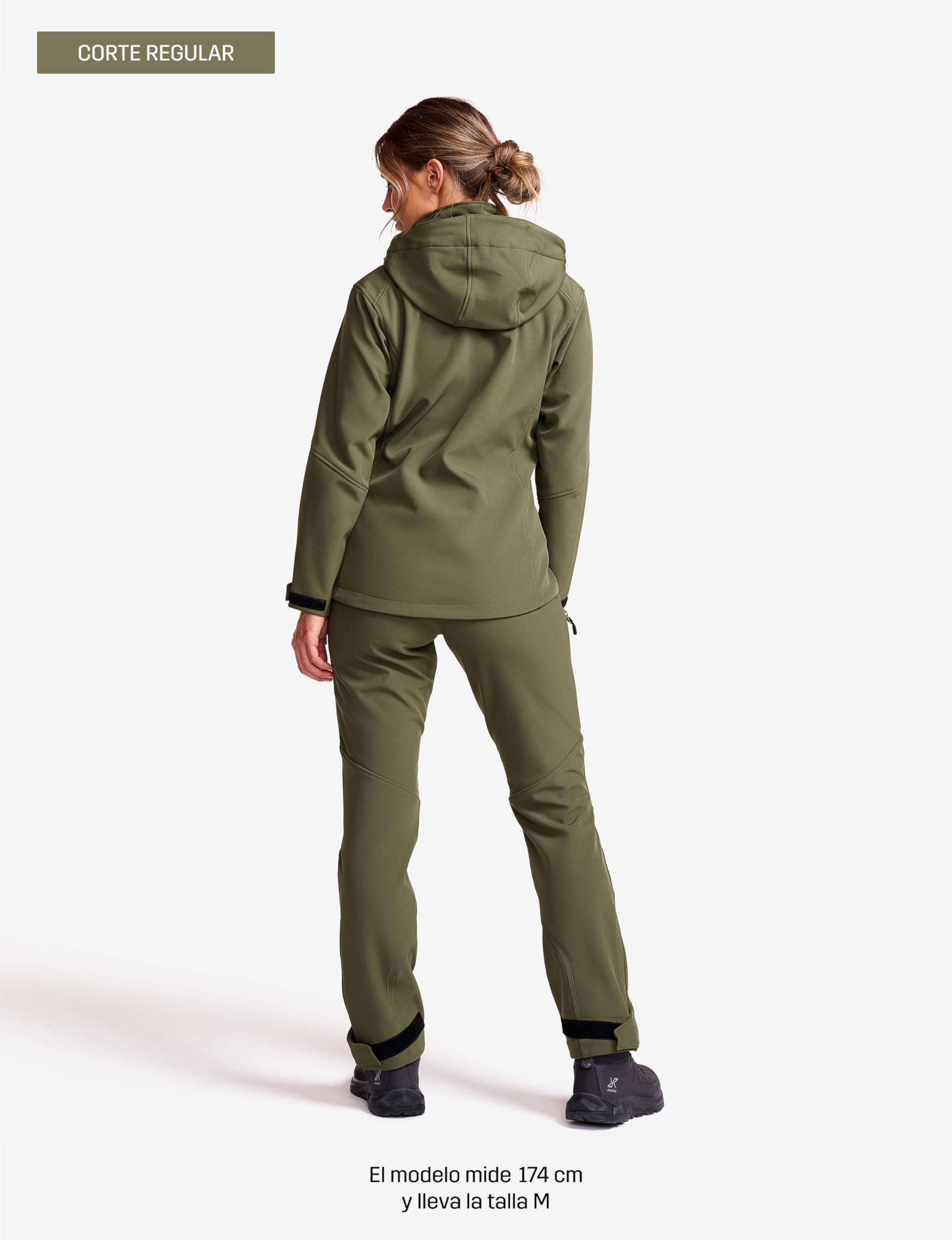 RevolutionRace Hiball Softshell Jacket Mujer Chaqueta Senderismo