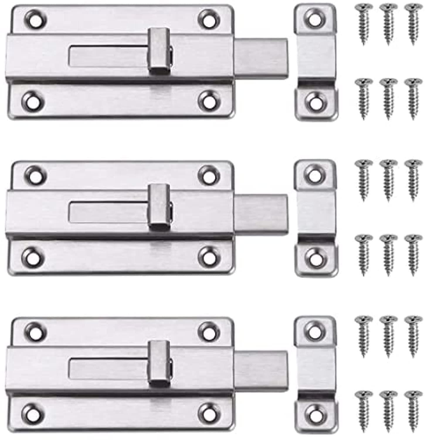 Buy Door Bolt, Barrel Sliding Door Lock Latch for Home Bathroom Toilet