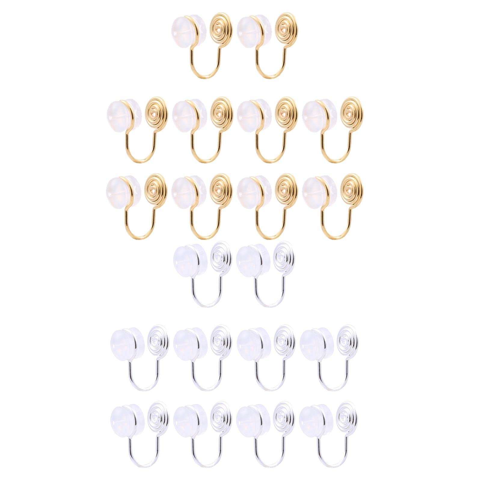 TOG 10Pcs Clip On Earrings Converters Metal Ear Clips DIY for Men Girls Women Gold|Earrings (B0CHWG46RT) Amazon Price History, Amazon Price Tracker