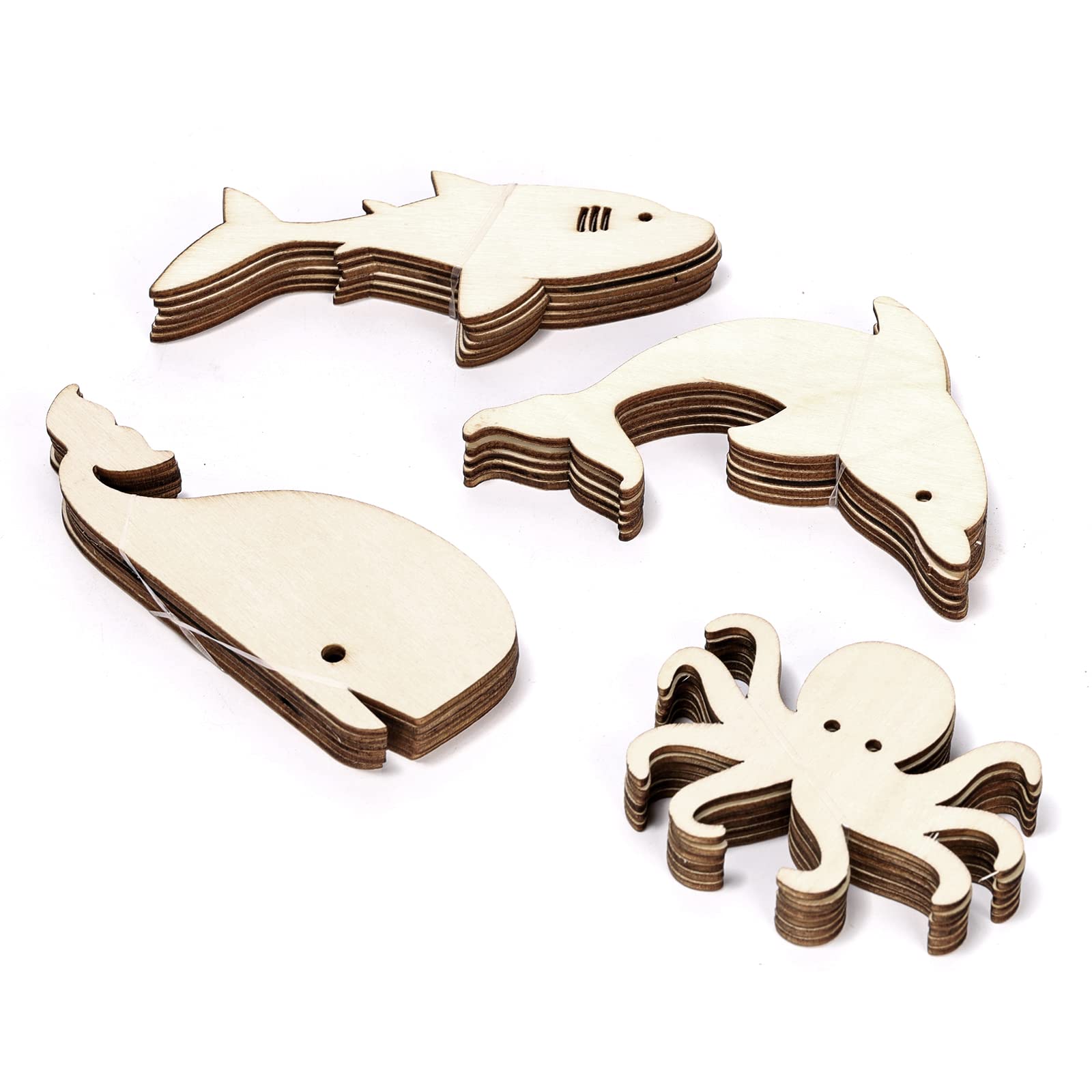 Cuore in legno grezzo da decorare - Materiali - Per il fai da te