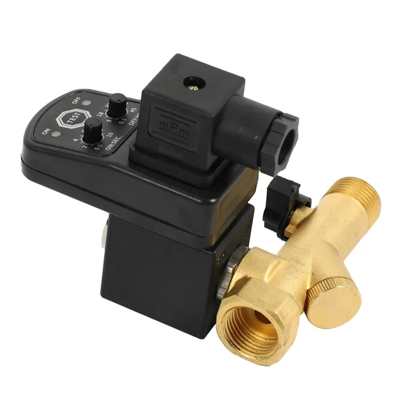 Válvula de drenaje automática for compresor de aire de 2 vías, temporizada electrónicamente, de 1/2 pulgada, CA 220 V, for tanque de gas