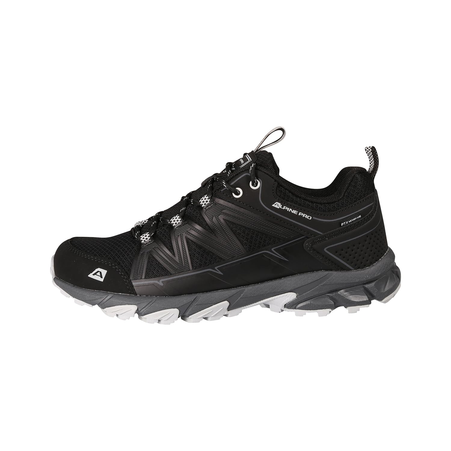 Alpine Pro UHESE Chaussures d'extérieur unisexes pour la ville et la randonnée, chaussures de trekking, chaussures de sport – Membrane PTX, semelle intérieure antibactérienne, semelle intermédiaire en