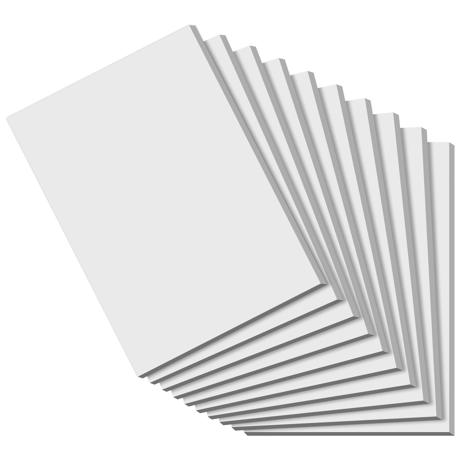 Roneky Note Pads 4x6 - Notepad - 10 Pads - 50 Sheets per Notepads - Small Writing Pads White Paper - Blank Note Pads - Server Memo & Scratch Pads 4x6'