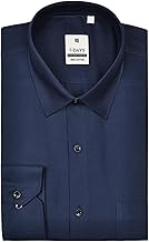 7-DAYS Men's Premium Formal Shirt - 100% Pure Cotton, Regular Fit, Plain, Full Sleeves, with Pocket – Perfect for Office Wear & Under Suits