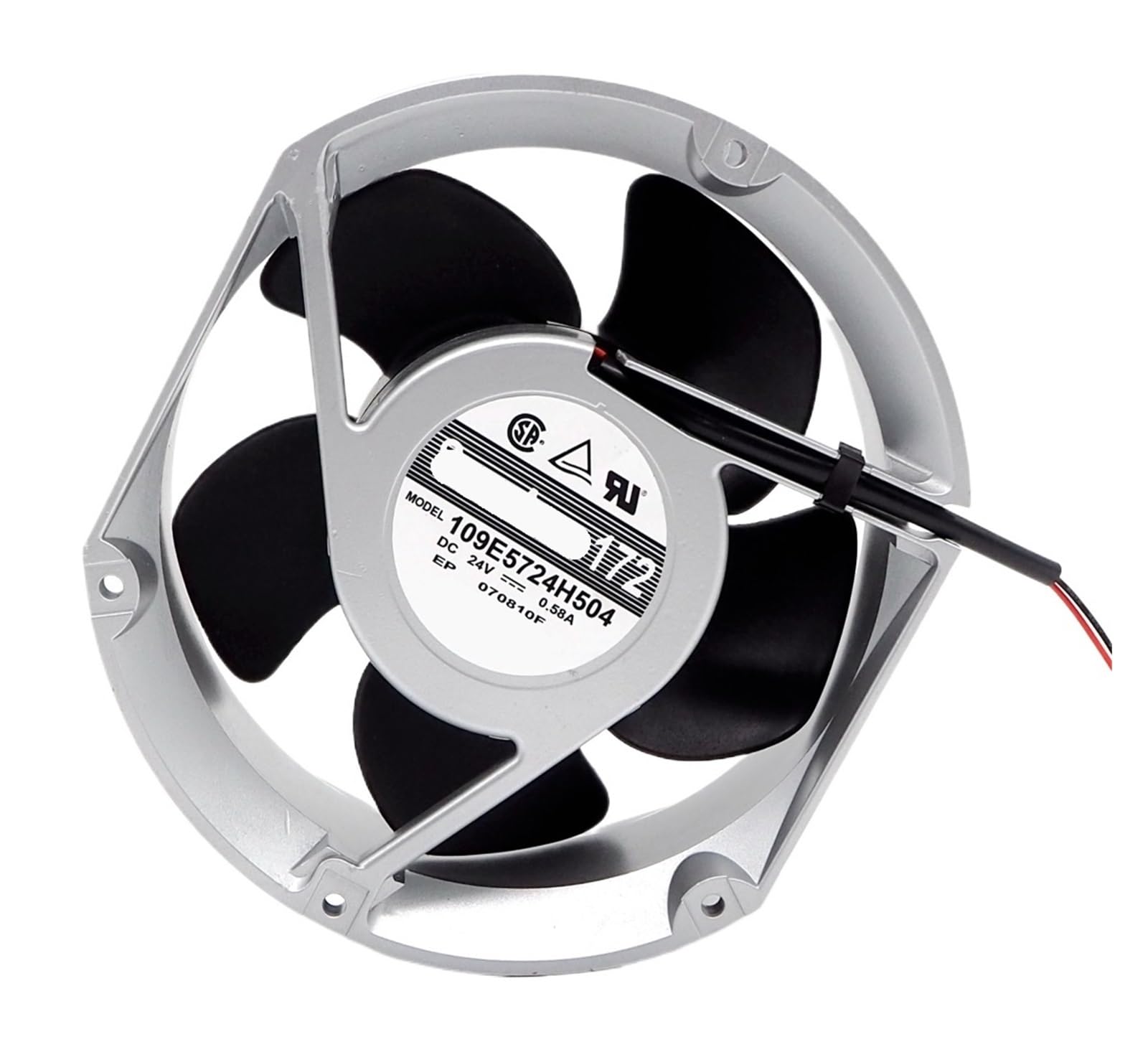 Lzikkgki One Color 109E5724h504 Dc 24V 0.58A 2-Wire Cooling Fan