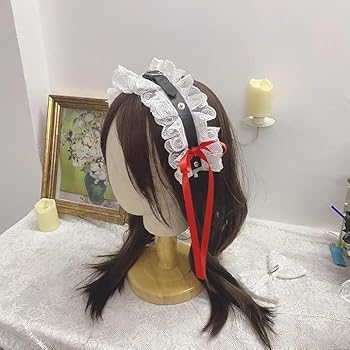 Amazon.co.jp: 沙花叉クロヱ 頭飾り付き メイド服 コスプレ衣装