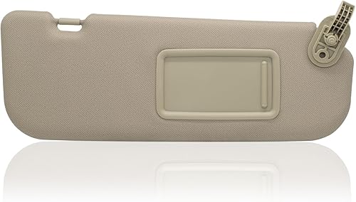 Miniatura 9 de NHILES - Visera solar para conductor del lado izquierdo compatible con Hyundai Elantra 2011 2012 2013 2014 2015 Reemplazo# 852103X000TX, color beige