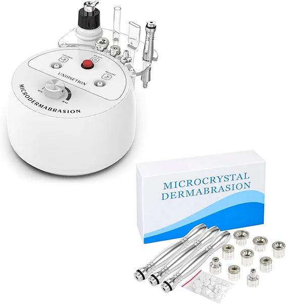 Home Microdermabrasion Machine with Diamond Tips Kit and 50pcs Cotton Filters