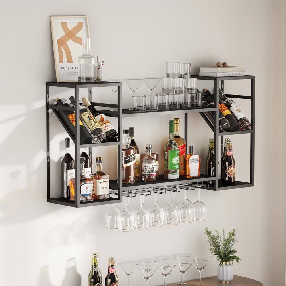 KKK黑L KaKaBB Black Wine Rack : Amazon.ca: Home