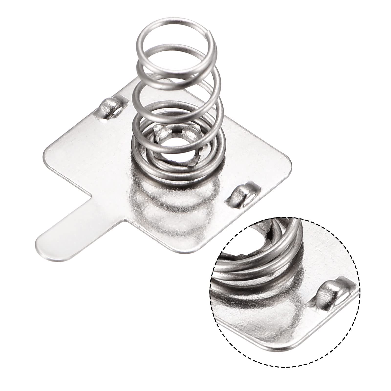 Remote Control Clock Spring Plate 12 Pairs AAA Battery Spring Battery ...
