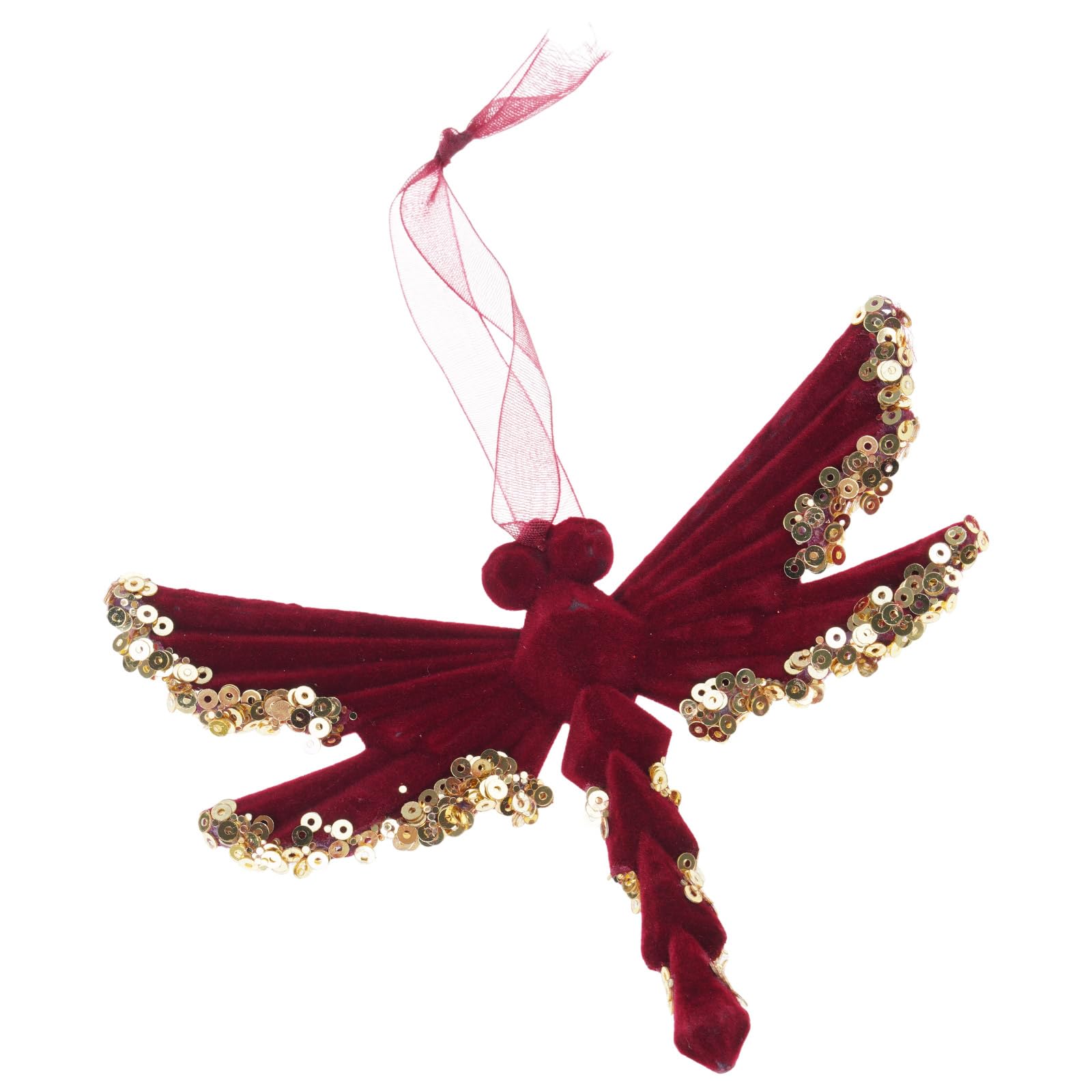 Xinsheinelry Sequins Velvety Snowflake/Butterfly Ornament Shatterproof Pendant for Window Mantels Christmas Tree Decoration Reindeer Ornament Holiday Wreath